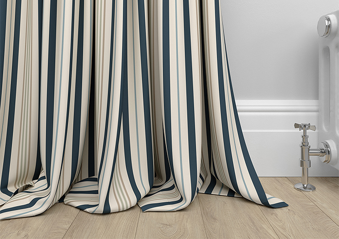 The British Stripe Co. George, Polzeath No.1 - Made to Measure Curtains - Image 6
